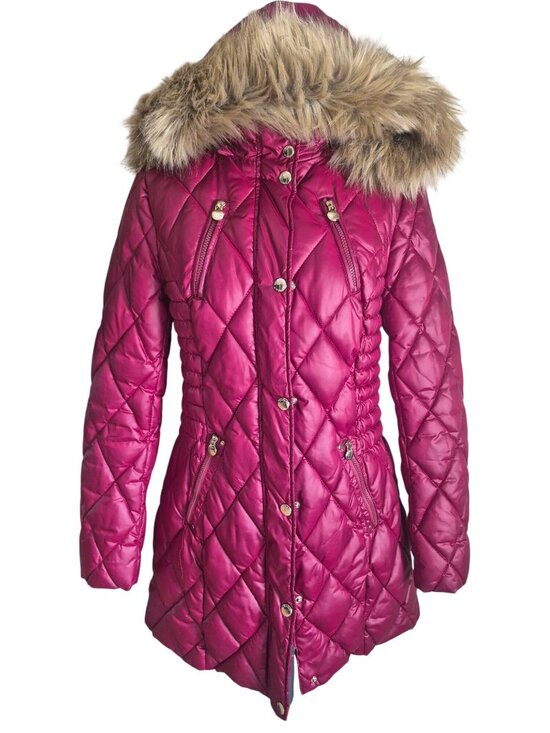 Laundry by Design Jackets & Blazers - Laundry By Design Red Quilted Coat Size M